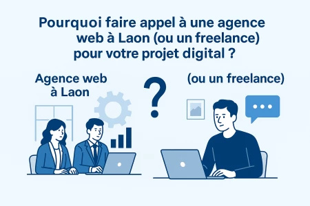 Comparatif entre une agence web à Laon ou un freelance