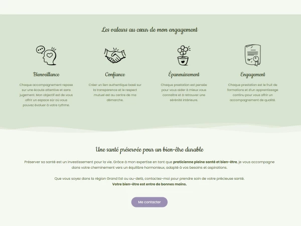 Site WordPress Bérangère Castera - Secrets intérieur